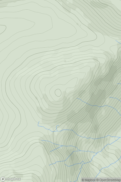 Thumbnail image for Beinn Tharsuinn [Loch Fyne to Bute and the Firth of Clyde] showing contour plot for surrounding peak